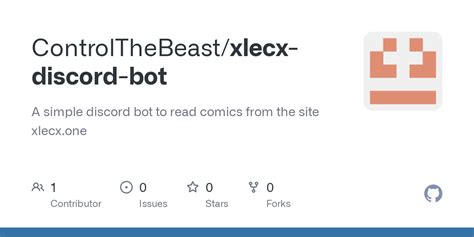 xlecx.ome|A simple discord bot to read comics from the site xlecx.one.